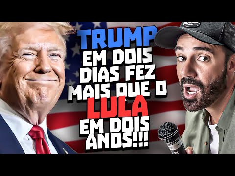 TRUMP EM DOIS DIAS FEZ MAIS QUE O LULA EM DOIS ANOS - STAND UP DIOGO PORTUGAL