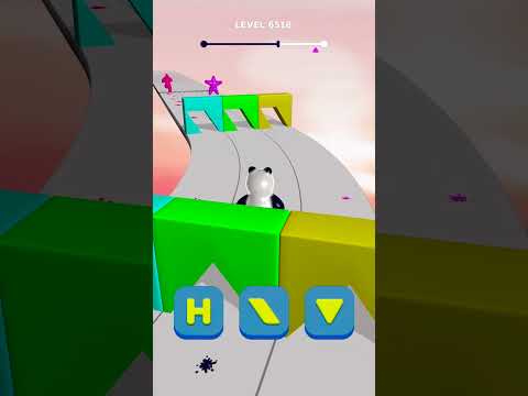 Happy Blob Shape Runner #shorts #foryou #videogames #funnyvideo
