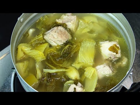 ต้มกระดูกหมูผักกาดดอง ทำง่ายพร้อมเคล็ดลับน้ำใสไม่ขุ่น pickled mustard soup