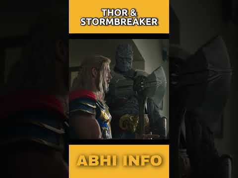 Stormbreaker angry on Thor #shorts #thor #avengers
