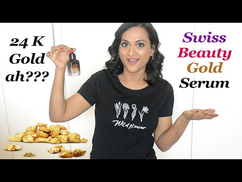 Swiss Beauty 24 K Gold Skin Care Serum Review | CheezzMakeup