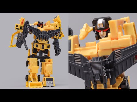 Transformers Yellow Tonkanator autobot Devastator review.