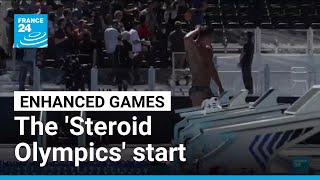 YouTube video thumbnail: Enhanced Games: The First-Ever 'Steroid Olympics' hit Las Vegas 