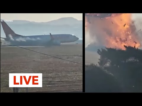 LIVE: SOUTH KOREA Boeing Crash Kills 174 People (R$E)