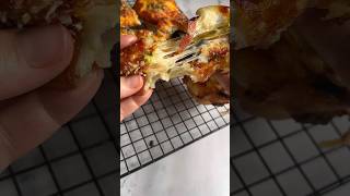 Mini Focaccia Pizzas - tutorial coming soon! 🍕#minipizzas #focaccia #foodporn #cheesepull #