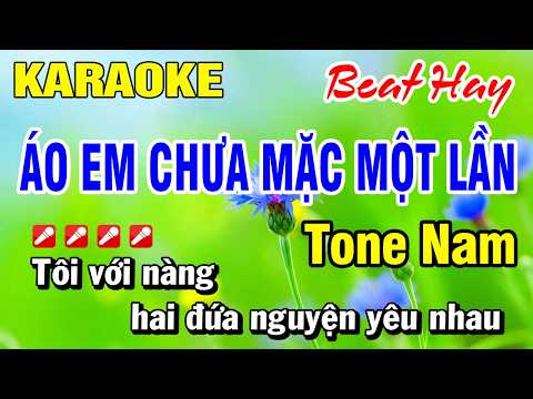 Karaoke Nhạc Sống Tone Nam Áo Em Chưa Mặc Một Lần (Beat Mới) Hoài Phong Organ