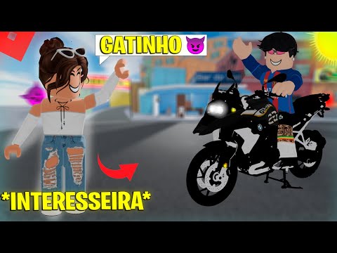 MAIOR INTERESSEIRA do RODOGRAU   ME QUIZ só POR CONTA DA MOTO 🤣👩 roblox rp