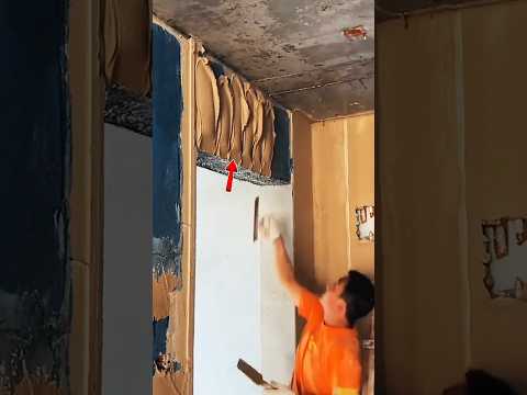 This mason does amazing plastering .#shorts