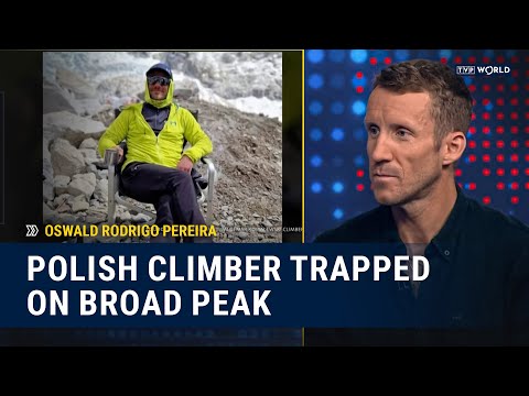 YouTube video thumbnail: Polish Climber Breaks leg at 6500m