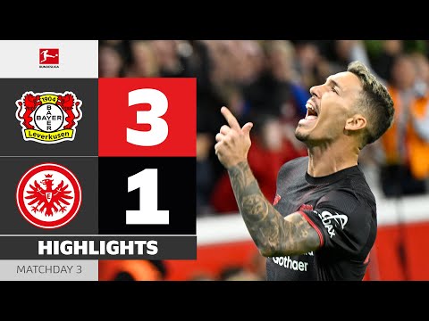 Grimaldo Magic! | BAYER 04 LEVERKUSEN - EINTRACHT FRANKFURT | Highlights | MD 3 – Bundesliga 2025/26 thumbnail