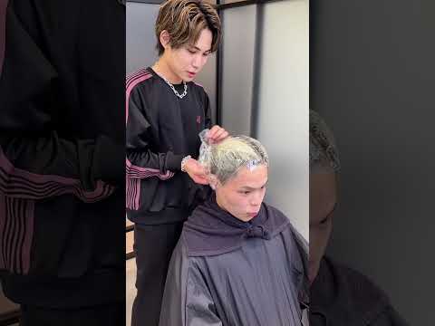 お野菜ヘアーが飽きたと言われたのでイメチェンしてみた！#shorts