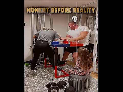 This girl's strength= 💀...