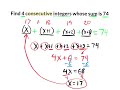 Solving Equations and Integers