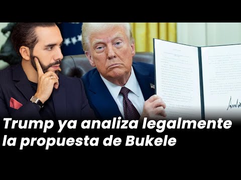 Trump dice que analizan legalmente oferta de El Salvador de recibir criminales en sus cárceles