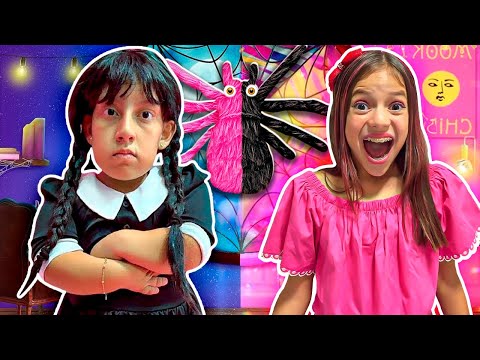 PINK vs BLACK | Qual cor é melhor? Vídeos e Brincadeiras para Crianças com Maria Clara MC Divertida