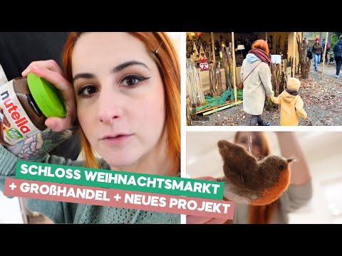 Schloss Weihnachtsmarkt / Veganes Nutella / Neues Projekt / Weekly Vlog #128