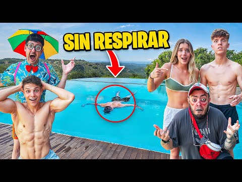 ¿QUIÉN AGUANTA MÁS DEBAJO DEL AGUA EN LA FANTASY HOUSE?