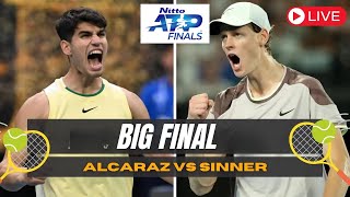 LIVE CARLOS ALCARAZ VS JANNIK SINNER NITTO ATP MASTER  2025 TENNIS | Match Highlights
