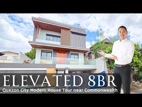 House Tour QC106 • "8 ROOMS with a WONDERFUL View!" • Quezon City ELEVATED House and Lot for Sale