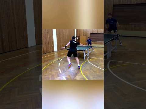 Amateurs 100% effort versus Pros 1% 😅🏓 #shorts #tabletennis