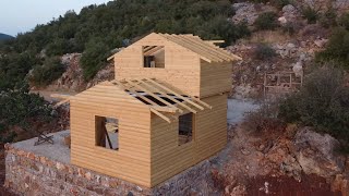 I am Building a Two-Storey Wooden Villa - Part 4