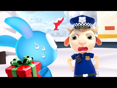 What's Behind Your Back? Police Officer - Baby's Helper | Funny Cartoon for Kids | Dolly and Friends