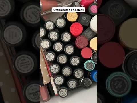Como catalogar e organizar batons