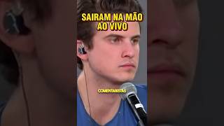 Convidados saem no braço ao vivo