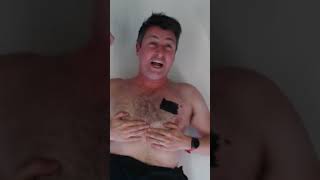 I hit my fundraising target. So, as promised, I got my chest waxed...