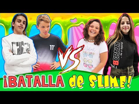 Ruleta de SLIME CHICOS VS CHICAS con Ariann Music y César Abril. ¡¡VOTA TU Slime FAVORITO!!