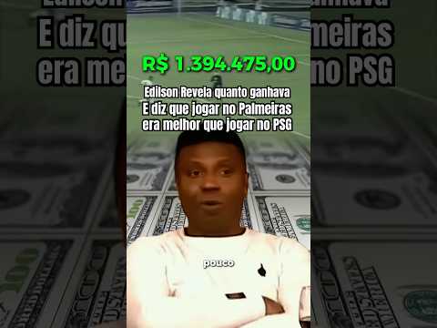 “Jogar no Palmeiras era melhor que jogar no PSG”. #shorts #Palmeiras #PSG #realmadrid #futebol