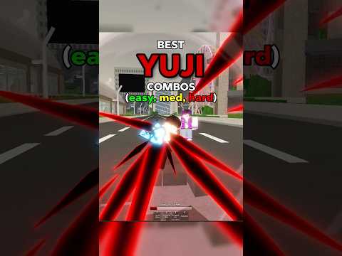 Best YUJI Combos for level easy medium hard | Jujutsu Shenanigans #jujutsushenanigans #roblox
