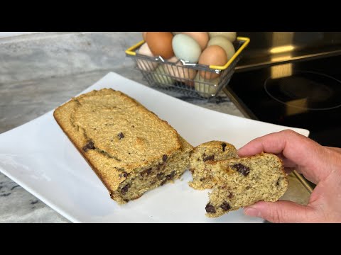 PAN DE PLÁTANO 🍌 SIN AZÚCAR CON HARINA DE AVENA