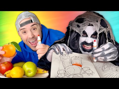 Monster runs out of colors 👻🤣