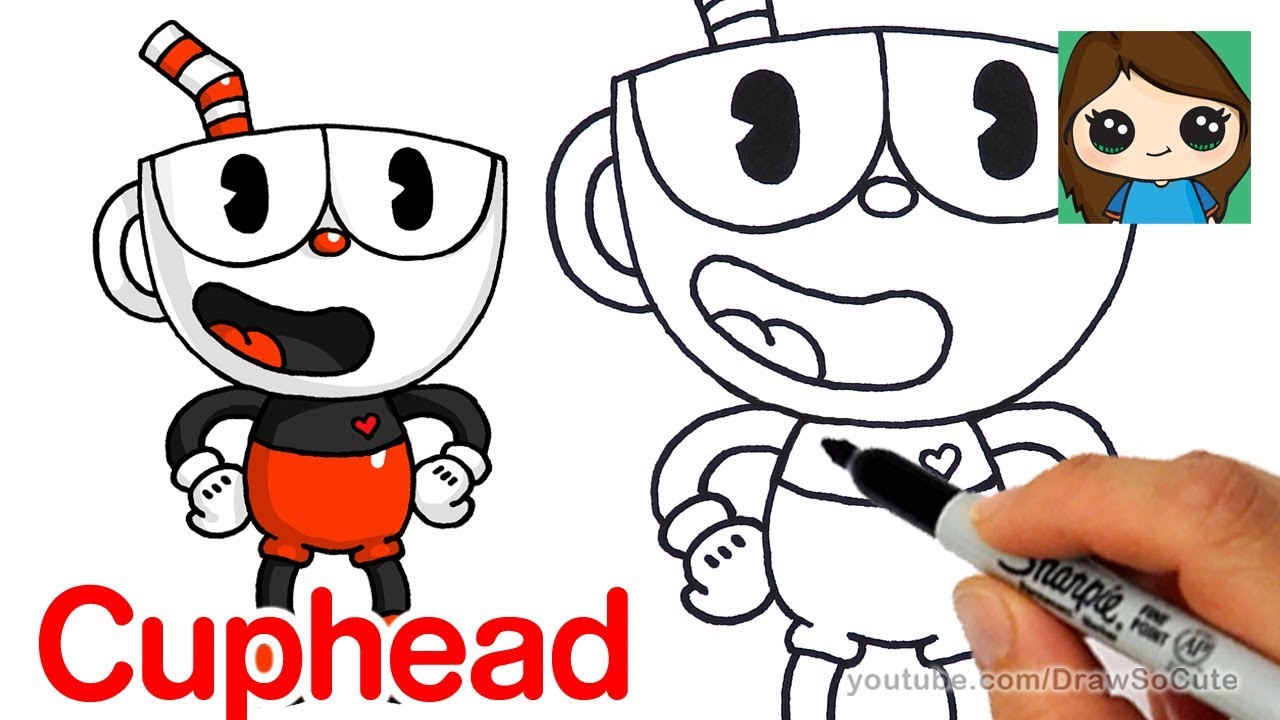How to Draw Cuphead Easy