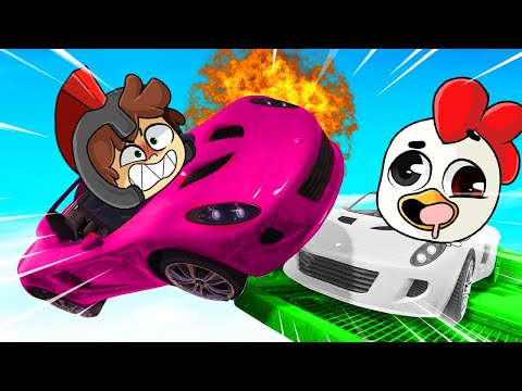 ¿PODRAS SOBREVIVIR a la CARRERA EXTREMA de GTA V? 😱 LOS COMPAS EN GTA 5