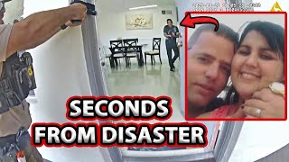 Bodycam: Police Engage Armed Suspect Javier Albriza Jara in Miami