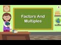Exploring Factors and Multiples in Grade 5 Mathematics
