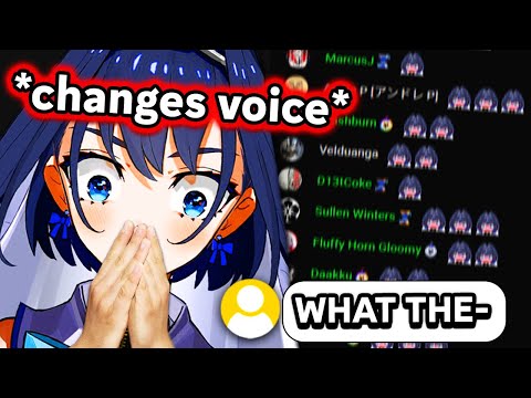 Kronii suddenly changed her voice and Chat noticed THIS: