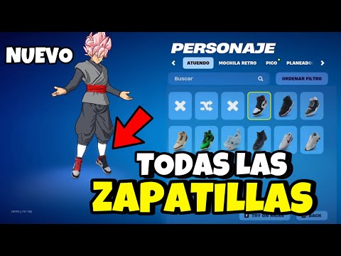 *NUEVO* COMO USAR LAS ZAPATILLAS EN FORTNITE!? TODAS LAS ZAPATILLAS EN FORTNITE! ERROR DE ZAPATILLAS