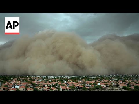 YouTube video thumbnail: Watch Close-up Views and Timelapse of Arizona Dust Storm Known as Haboob