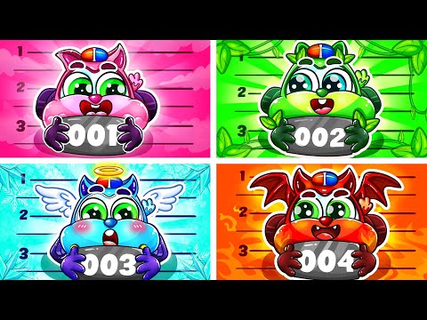 Four Element Cars Go To Jail?😮 | Escape Challenge | +More Nursery Rhymes by Baby Cars & Friends