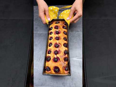 Творожная запеканка с вишней           Cottage cheese casserole with cherries #shorts