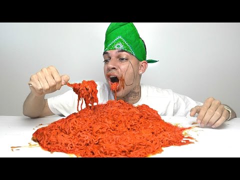 SPICY FIRE NOODLE CHALLENGE!!! EXTREMELY SPICY 🔥