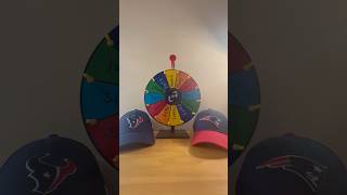 Texans vs Patriots prediction using a spinning wheel #nfl #nflplayoffs #texans #patriots
