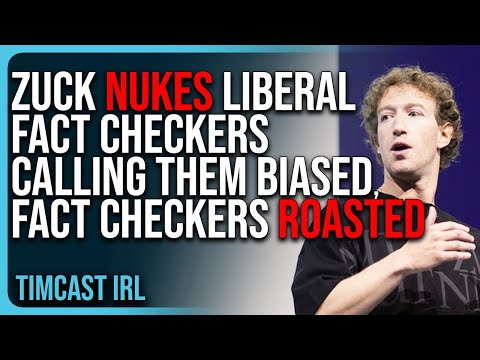 Zuck NUKES Fact Checkers Calling Them BIASED, Fact Checkers ROASTED For Ironic Fact Checking Claim