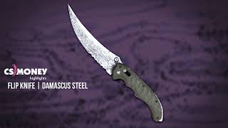 Flip Knife Damascus Steel Gameplay