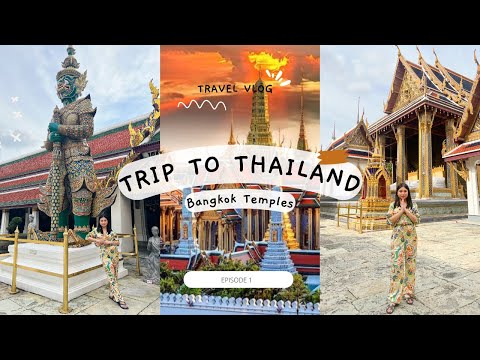 THAILAND TRAVEL VLOG EP 1 : Grand Palace , Wat Pho Temple🛕 • Lucky Chinatown Bangkok🎏✨