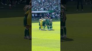 #werderbremen vs. #fcaugsburg - #atmosphere bereits vor am Anpfiff auf #toplevel💚🤍#subscribe