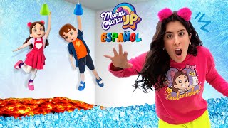 ¡El Suelo es Hielo y Lava con Maria Clara y JP! 🧊🔥